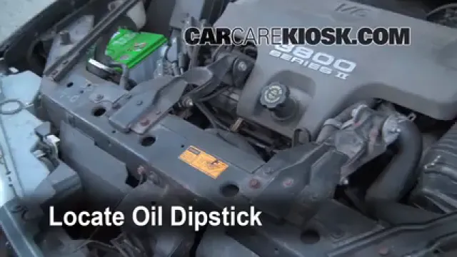 1998 Oldsmobile Intrigue GL 3.8L V6 Aceite Controlar nivel de aceite